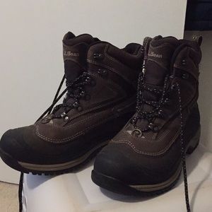 LL Bean insulated snow hiking boots size 7 mens